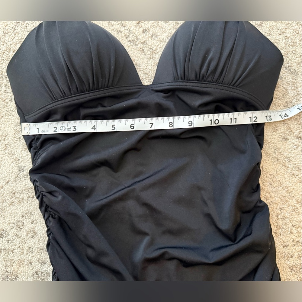 Victorias Secret One Piece Swimsuit Halter Black Sz M - Picture 5 of 8